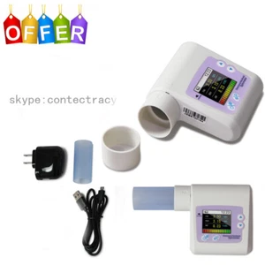 CONTEC SP10 Digital Spirometer Lung Breathing Diagnostic Vitalograph,mothpiece - Picture 1 of 11