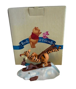 Disney Pooh & Friends Boxed Figurine Look out Snow! Here we go! - Picture 1 of 6