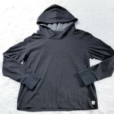 Vuori Women's Pullover Hooded Sweatshirt Grey Medium M *No String*