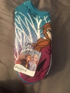 New Women's DISNEY'S FROZEN II 6 pair Socks - Shoes Size 4-10 - Picture 1 of 4