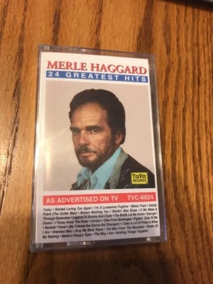 Merle Haggard 24 Greatest Hits Cassette-Rare-Ships N 24h - Image 1 of 3