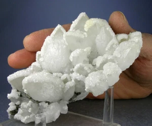 BRILLIANT 5 INCH CASTLE QUARTZ CRYSTALS w DOLOMITE CAVNIC ROMANIA GLOBE MINERALS - Picture 1 of 3