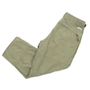 Pantalone Columbia donna titanio Capri beige piatto davanti vita media tasche 10 - Foto 1 di 9
