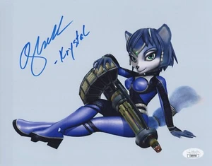 Alesia Glidewell Signed 8x10 Star Fox Assault Krystal Autograph Photo JSA COA - Picture 1 of 3