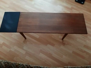 Vintage P. Jepperson teak coffee table - drop leaf - 5ft extended - Picture 1 of 9