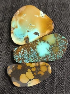 252ct Hubei Turquoise Cabochons Various Colors Make Very Pretty Jewelry Natural - Picture 1 of 12