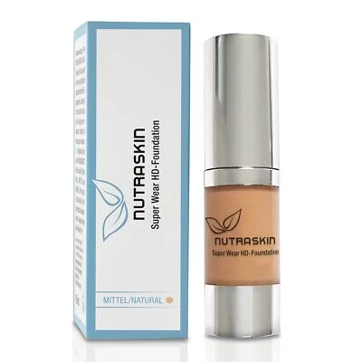 Nutraskin Super Wear HD Foundation medium – Liquid Foundation I Make Up Found... - Bild 1 von 4