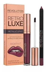 Revolution Retro Luxe Kit Labbra Metallizzate - Ne vale la pena - Foto 1 di 7