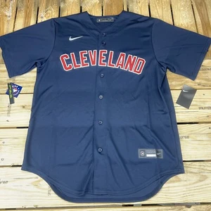 Nike Cleveland Indians Navy maglia da baseball alternativa T770-IDIZ uomo taglia L - Foto 1 di 6