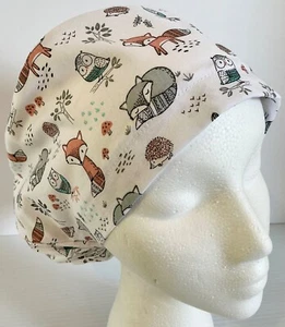 Fox Owl Adjustable Medical Slim Lid Surgery Euro Scrub Cap Chef, Dental Hat - Picture 1 of 4