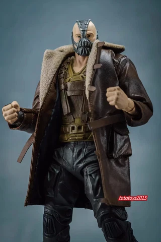 1/10 Batman Bane Fur Long Windbreaker Coat For 7inch Soldier Action Figure Body Cover