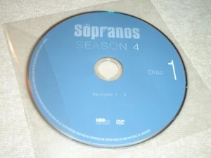 SOPRANOS Season 4 DISC 1 DVD REPLACEMENT only, fourth 4th Season four - Picture 1 of 1