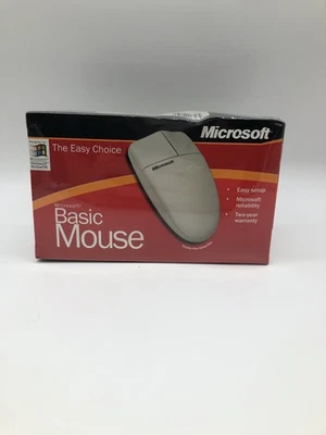 New Microsoft Basic Mouse White Sealed in Box - Image 1 of 4