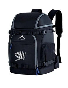 GoHimal Unisex Black 50 Liters Storage Capacity Adjustable Ski Boot Bag - Picture 1 of 4