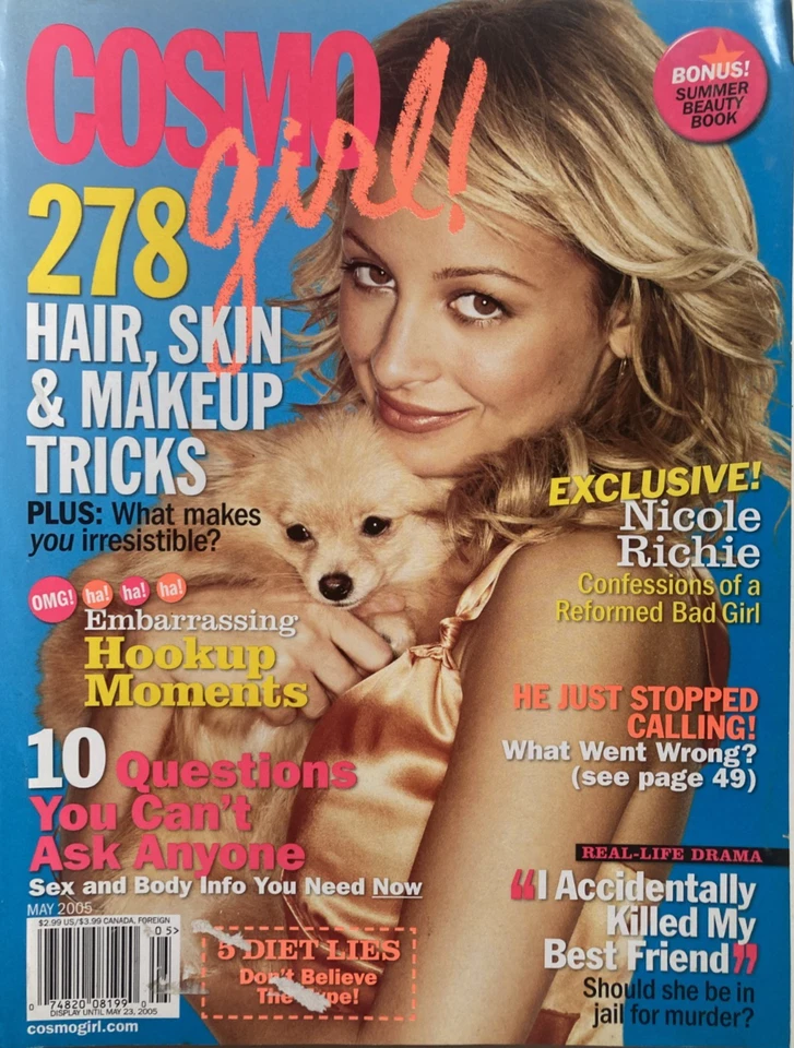 NICOLE RICHIE May 2005 COSMO GIRL! Magazine DIANA TAURASI Foto 1 de 1