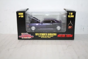1970 PLYMOUTH BARRACUDA CAR DIECAST-1/59-NICE-BOX-PURPLE-1998 RACING CHAMPIONS - Picture 1 of 4