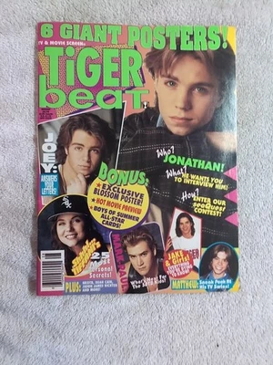 Tiger Beat Magazine August 1994 Joey Lawrence Jake Patellis Gosselaar POSTER - Image 1 of 4