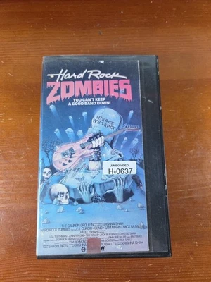 Hard Rock Zombies VHS Tape Movie 1985 Vestron Video Cannon Films RARE! - Image 1 of 4