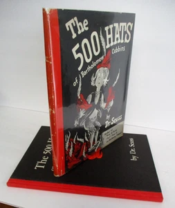 Dr. Seuss, 500 HATS of Bartholomew Cubbins, Early Printing in DJ - Picture 1 of 8