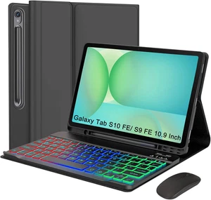 Tastatur Hülle für Samsung Galaxy Tab S10 FE/S10 Lite/S9 FE 10,9′′ 2025/Galaxy Tab - Bild 1 von 12