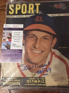 Stan Musial autograph signed magazine SPORT 1948 JSA St. Louis Cardinals HOF - Picture 1 of 2