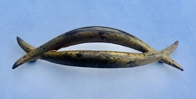 "Centros antiguos de 4"" con cajones MCM modernos de mediados de siglo atómicos de latón herrajes" Foto 1 de 4