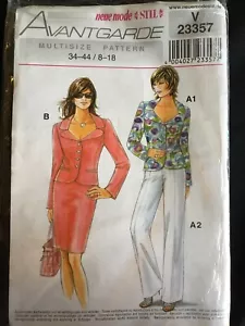 Pattern Neue Mode V23357, misses’ jacket, pants, skirt, Sz 8-18 - Picture 1 of 2