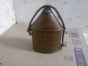 Antique Vintage Copper Coal Miner Miners Mining Flask Water Canteen kentucky - Picture 1 of 3