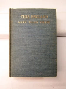 THIS ENGLAND By Mary Ellen Chase SIGNED 1st Edition 1936 - Picture 1 of 11