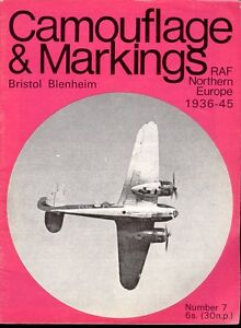 CAMOUFLAGE & MARKINGS 7 WW2 RAF FIGHTER COMMAND BRISTOL BLENHEIM Mk.IF Mk.IVF