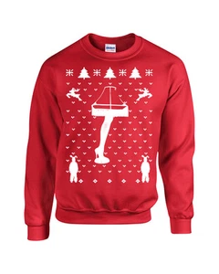 Leg Lamp Christmas Story Ugly Christmas Sweater Unisex Crew Neck Sweatshirt B102 - Picture 1 of 1