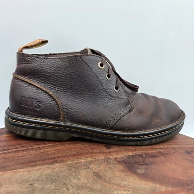Botas Dr. Marten's Sussex Para Hombre 11M Cuero Marrón Confort Chukka Desierto 3 Ojos Foto 1 de 4