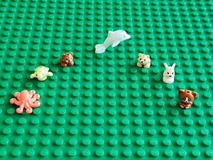 Lego Friends Baby Animals Minifigures Lot Of 7 Minifigs - Picture 1 of 9