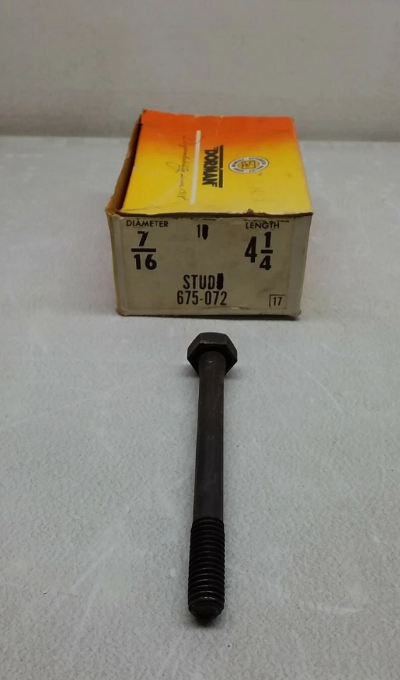 675-072 Perno de cabeza de motor Dorman 7/16 X 4 1/4 Cantidad 1 pieza 675-072 Foto 1 de 3