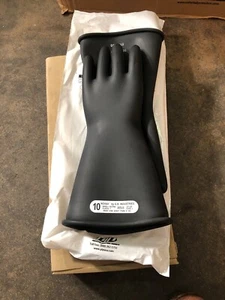PIP 150-1-14/10 Novax Klasse 1 Gummi isolierende Handschuhe gerade Manschette 14" Größe 10 - Bild 1 von 3
