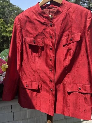 Impresionante Chaqueta Blazer GOSSL Oktoberfest Austria Roja Talla 44/46 EE. UU. Grande Foto 1 de 4