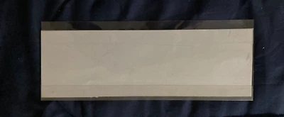 40 CLEAR PLASTIC 3 5/6" X 11" SIGN HOLDER - Image 1 of 3