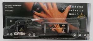 Grell Ho 1/87 Truck Trailer Truck Peterbilt 377 Container Beer Eibauer Box - Picture 1 of 4