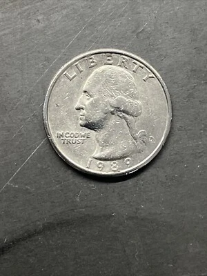 1989 D Mint Mark Displaced Diagonally - Unique Coin - Image 1 of 4