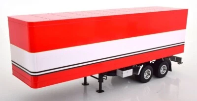 Road Kings 1/18 box semitrailer red white RK180160 Truck Diecast — 第 1/2 张图片