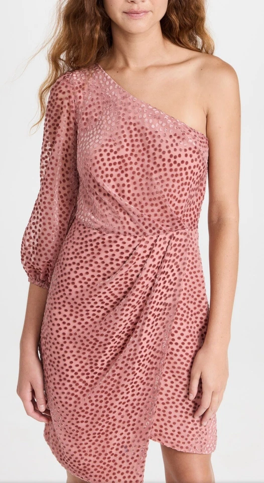 Vestido Shoshanna Talla 2 Zadie Un Hombro Rosa Malva SIN ALTERAR NUEVO SIN ETIQUETAS Foto 1 de 4