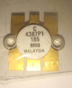 Transistor de potencia GE 19A134387P1 (4387P1) NPN RF/NUEVO EN CAJA/211-10 paquetes cables de oro - Imagen 1 de 4