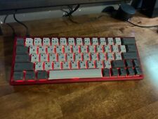custom mechanical keyboard lubed red