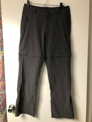 The North Face Taglia 10 Pantaloni da Escursionismo Convertibili Pantaloncini Grigio Scuro Nylon (AAGB)