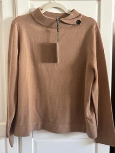 Hobbs Camel Talia Jumper - merino wool and cashmere - Picture 1 of 3