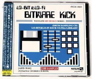 Waveline Lo-Bit & Lo-Fi Bitware Kick Sample/Sound Library/Sampling CD - Picture 1 of 3