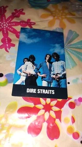 Tarjeta promocional 1979 Dire Straits #11 Warner Brothers Bros. Records novato rara radiocontrol - Imagen 1 de 13