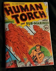 The Human Torch # 1 Comic Book Replica - Picture 1 of 5
