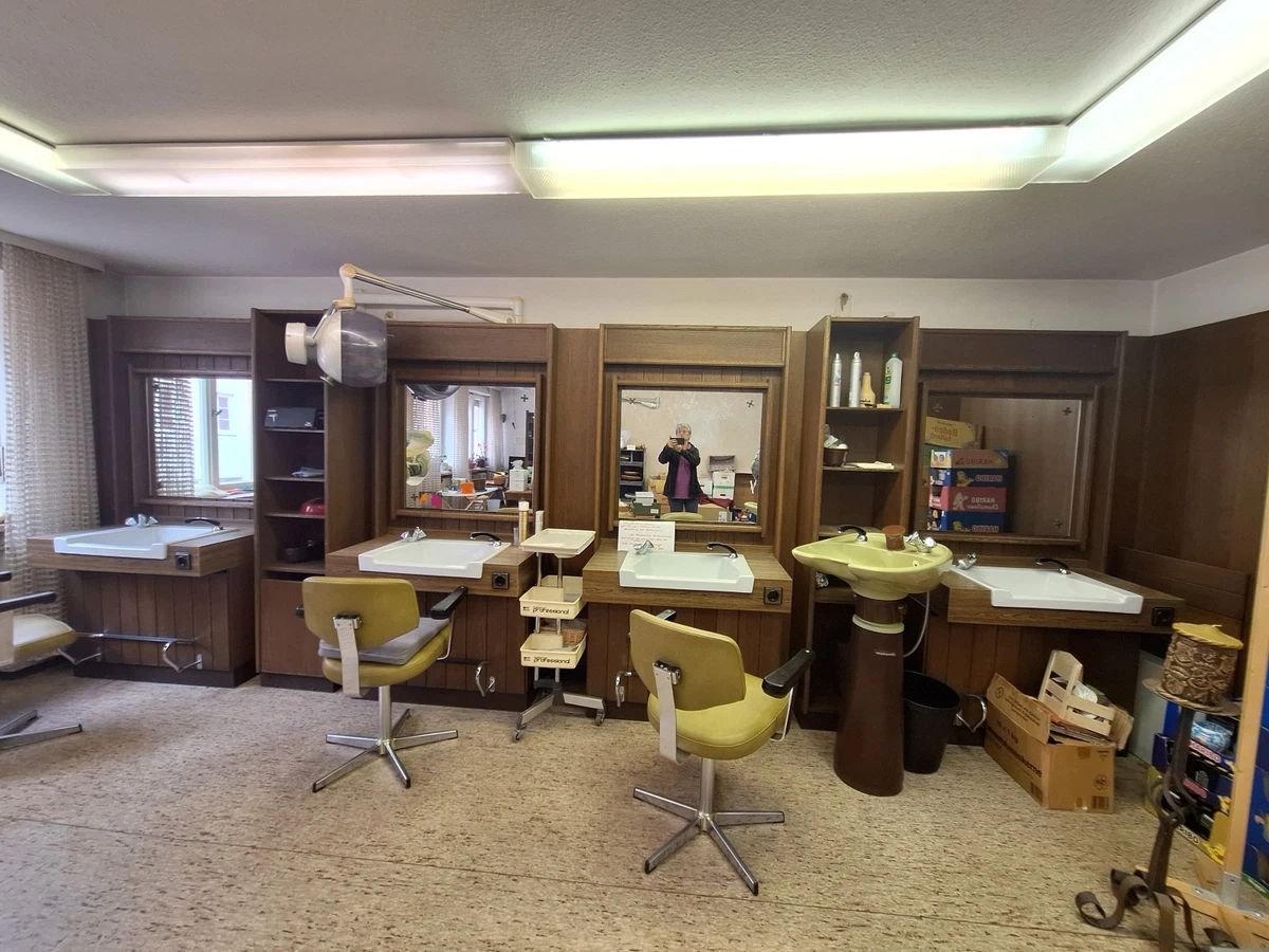 Molinter Handspiegel Für Friseursalon – Mit Griff, Weiß, Groß, Aus Glas & ABS, Ideal Für Frisuren-Check & Make-up