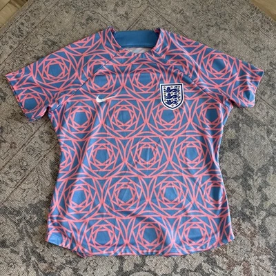  Nike DriFIT England Lionesses  Football Team Women’s Large Soccer Jersey - Image 1 of 4